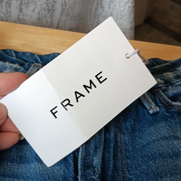 Frame Le Crop Mini Boot Leg Mid-Rise Boot Cut  Jeans Size 25 NWT - Picture 7 of 11